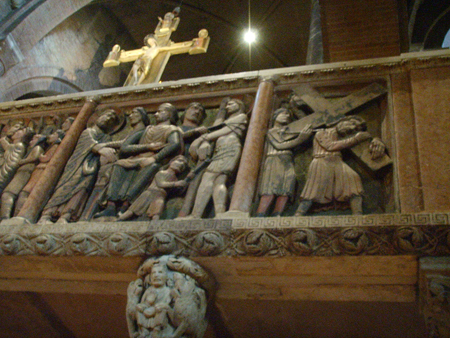Anselmo da Campione: rilievo nella cattedrale di Modena, 1170 ca.